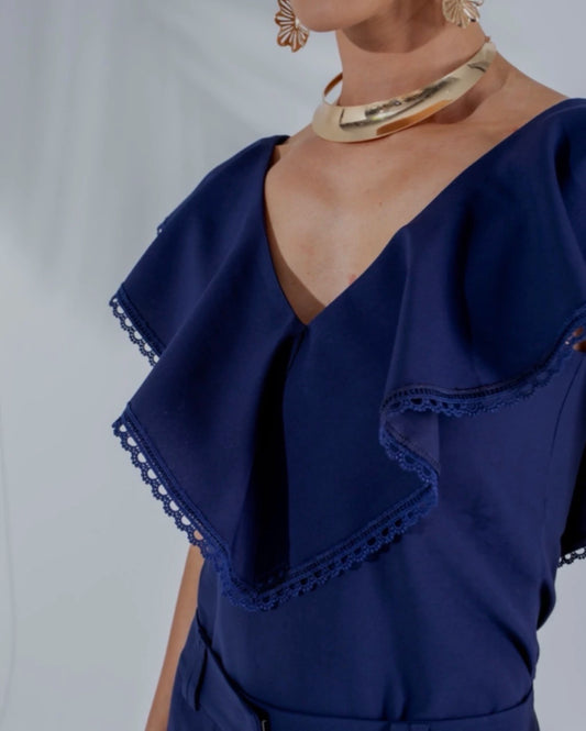 Blusa Babado com renda