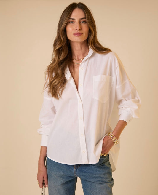 Camisa social oversize