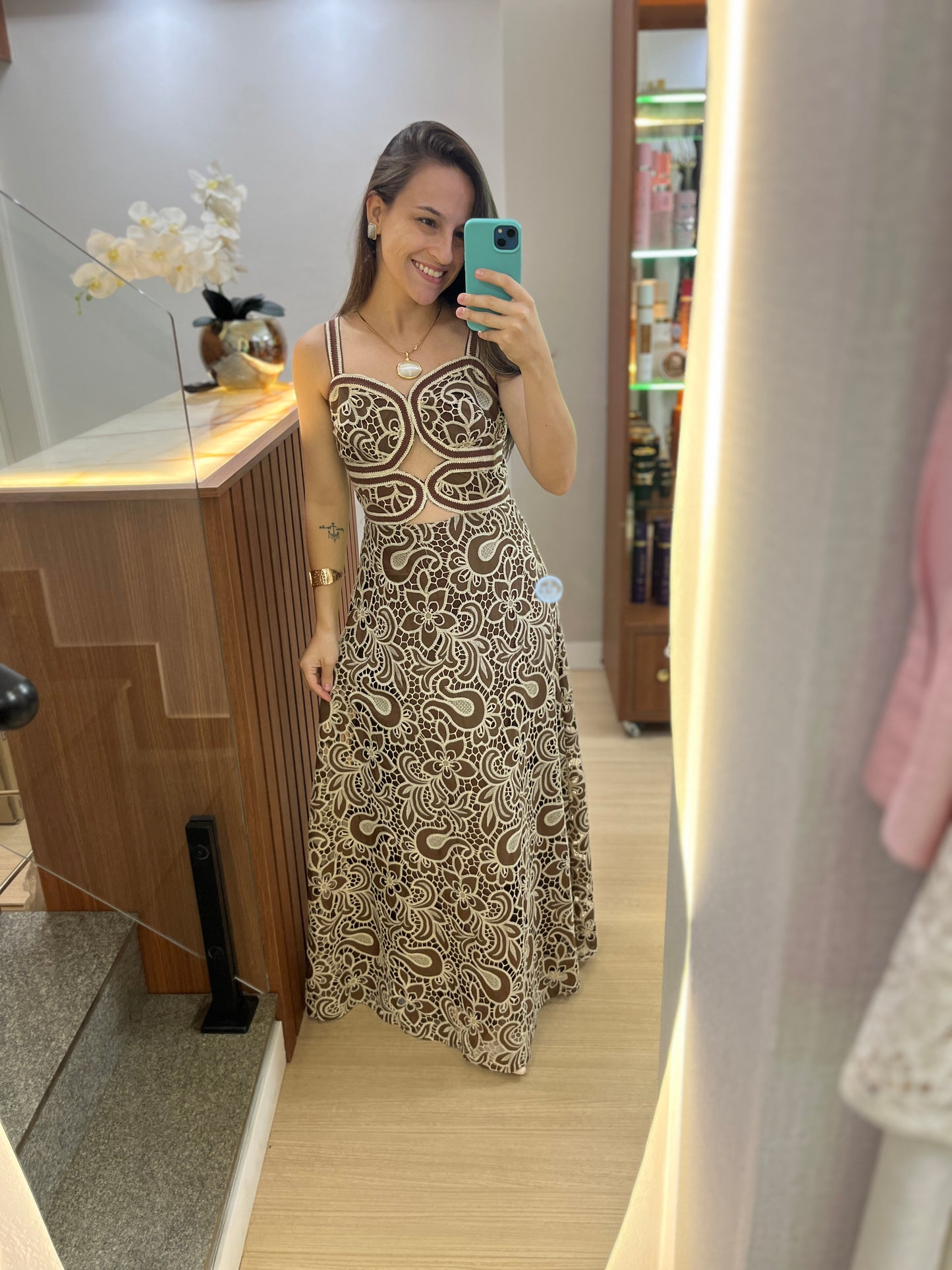 Vestido Renda Guipir
