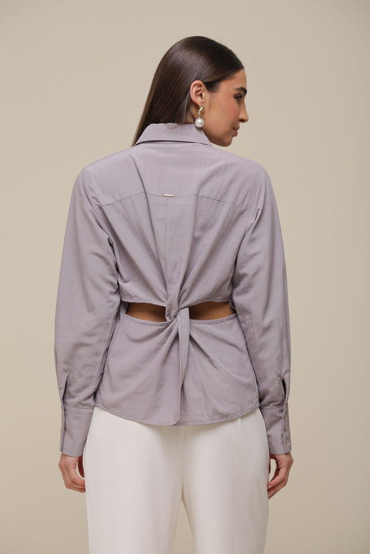 Camisa social torção
