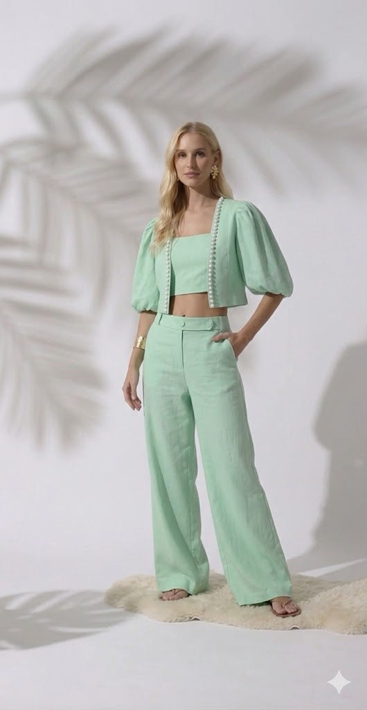Cropped alfaiataria