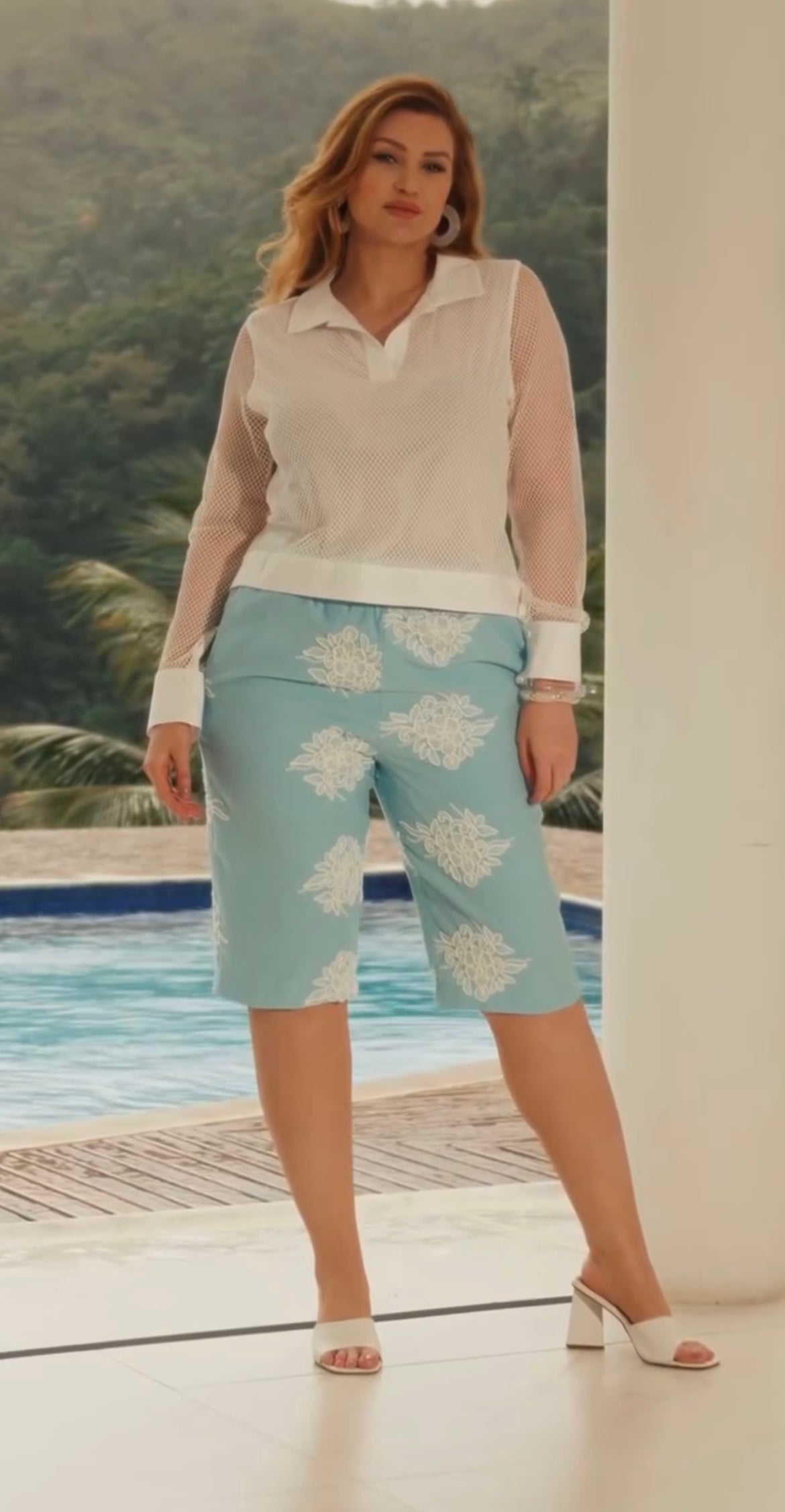 Camisa tela manga longa
