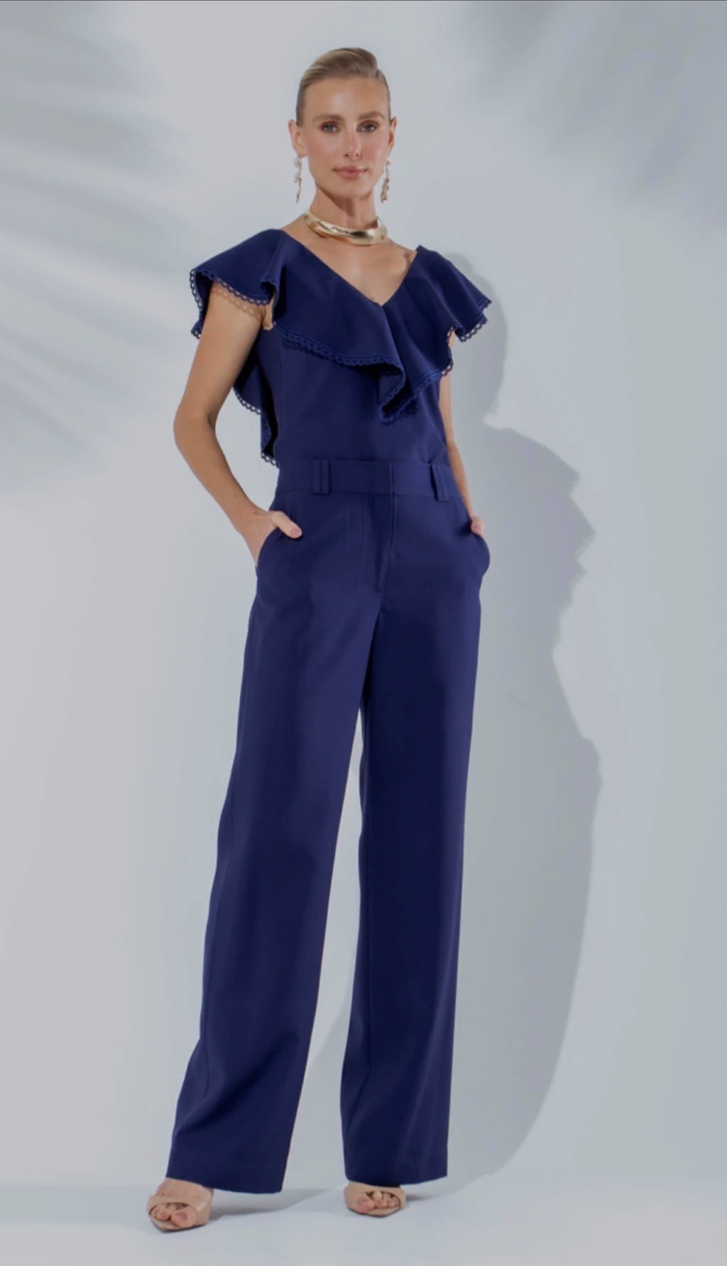 Blusa Babado com renda