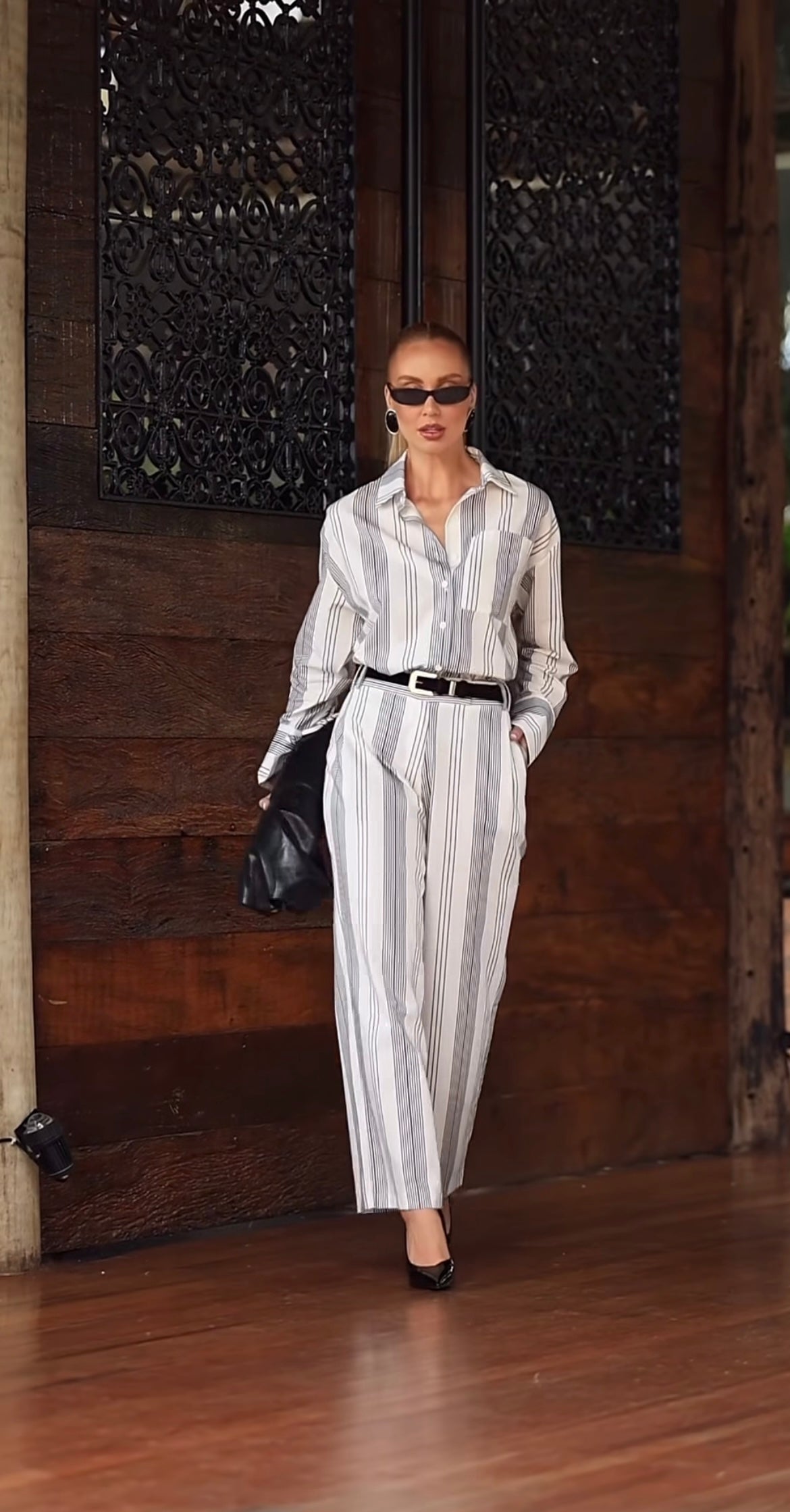 Calça Alfaiataria Listrada