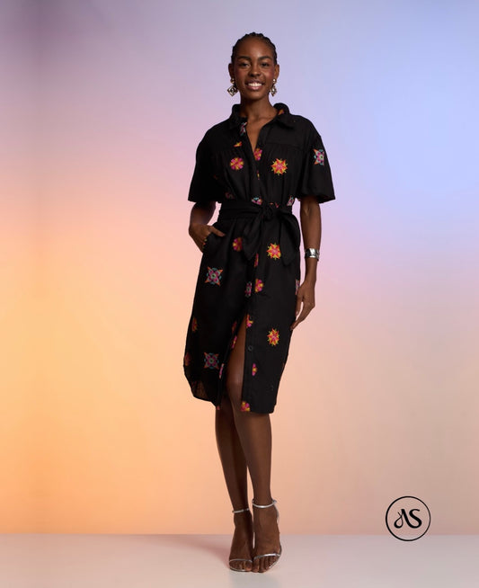 Chemise Bordada com faixa