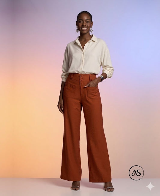 Calça Semi Flare
