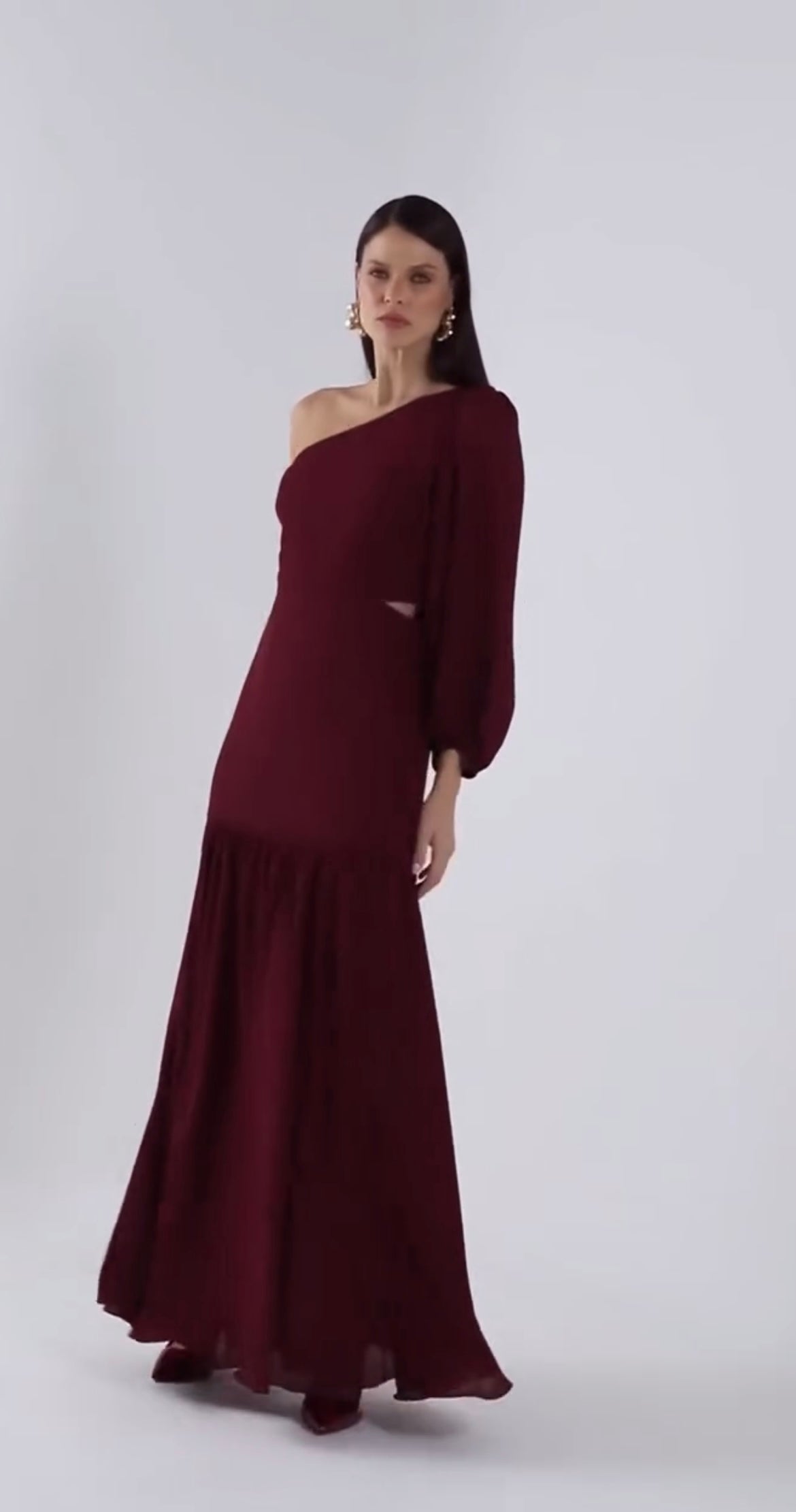 Vestido um ombro só