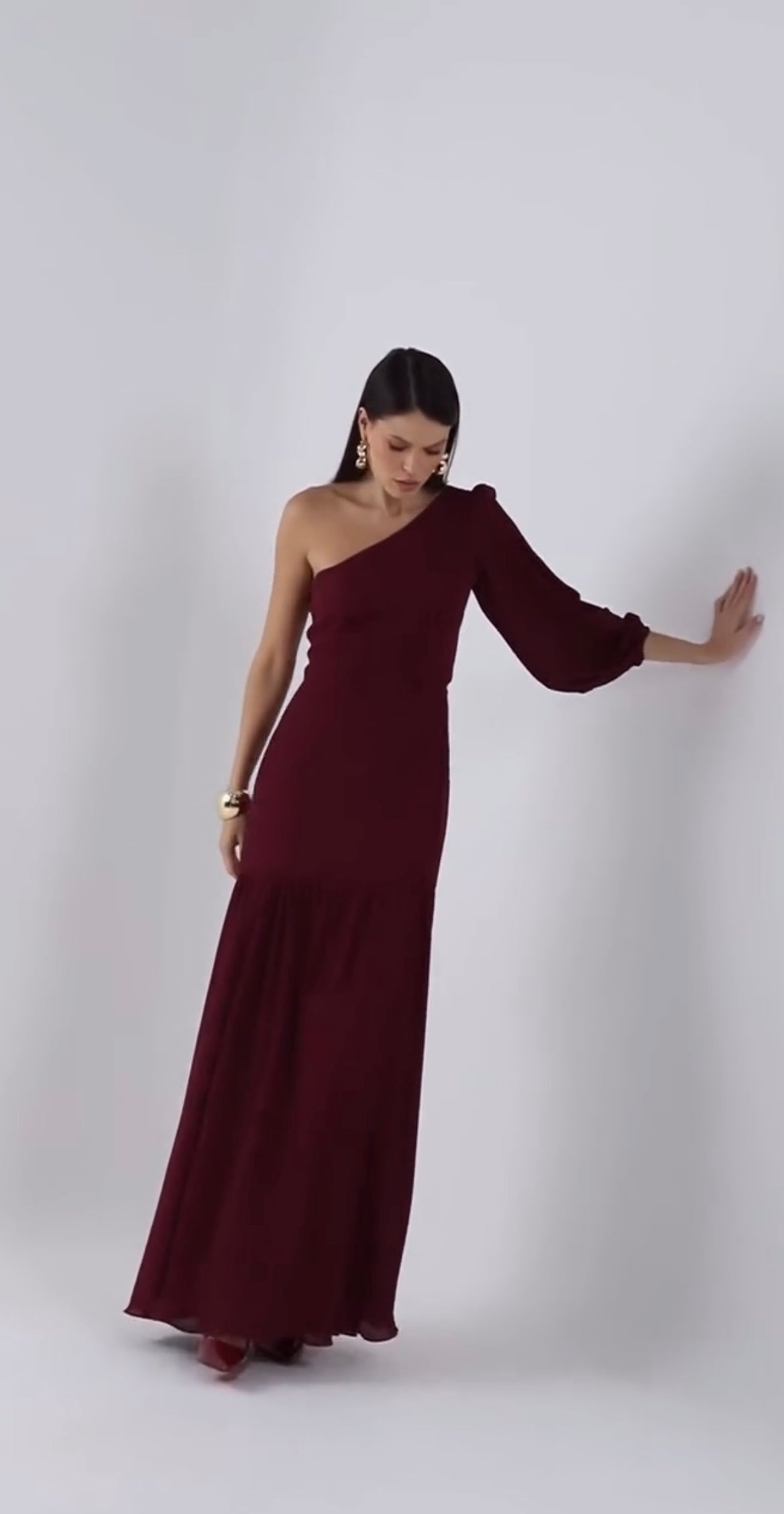 Vestido um ombro só