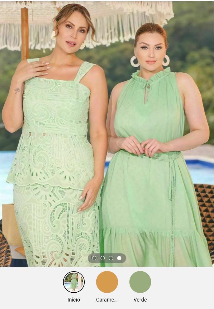 Vestido Longo Plus Size Caramelo com Gola Franzida e Cinto Trança Premium