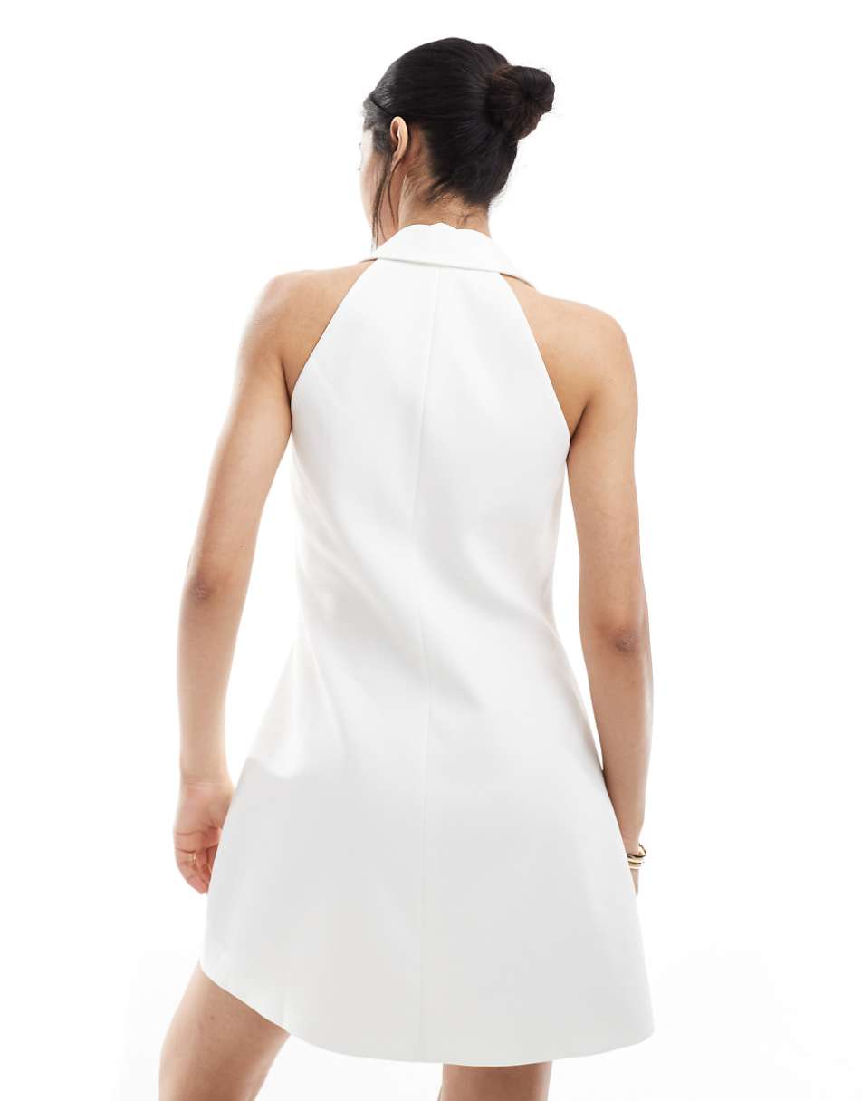 Vestido Blazer Curto Sem Manga