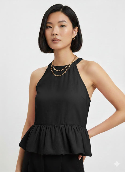Blusa Frente Única Balonê Feminina