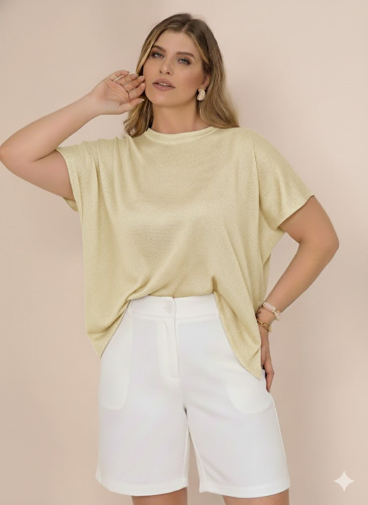 Blusa Tricot manga Raglan