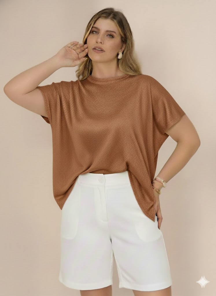 Blusa Tricot manga Raglan