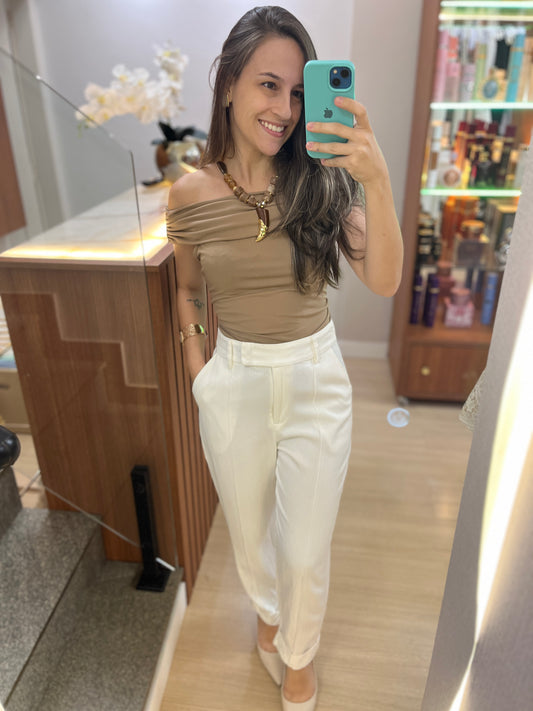 Calça Alfaiataria com Textura